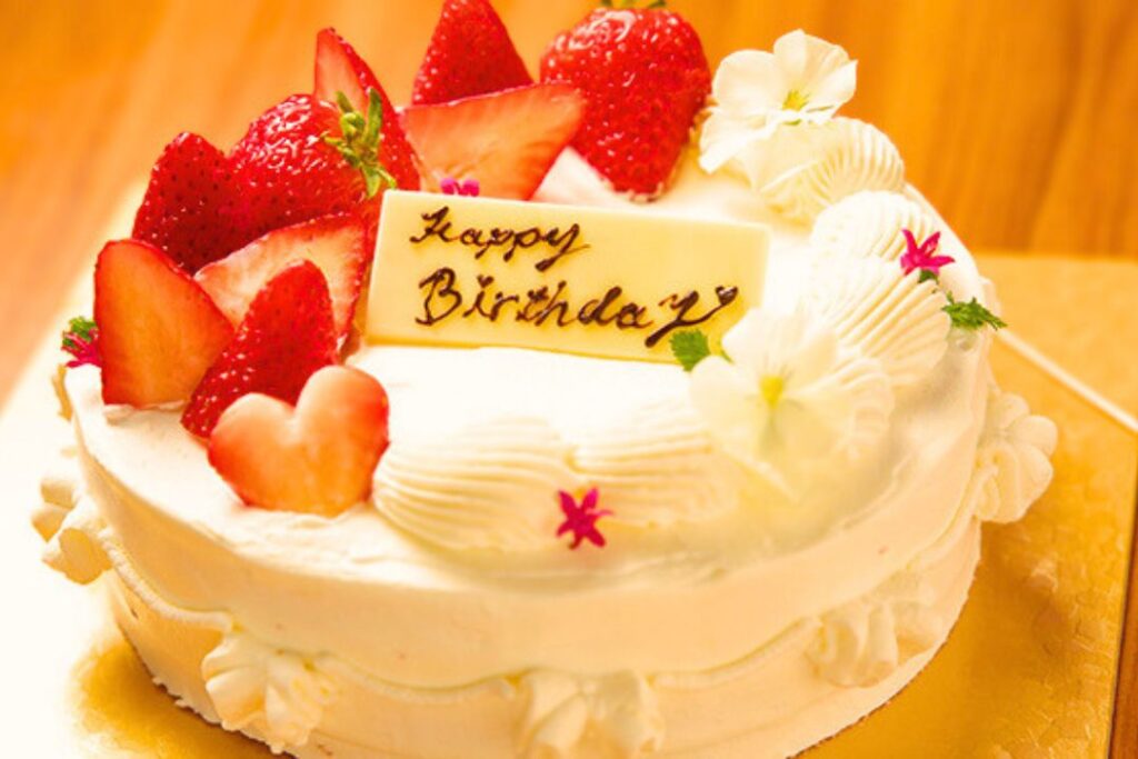 貸切・個室の【ラフェス神田】誕生日ケーキ